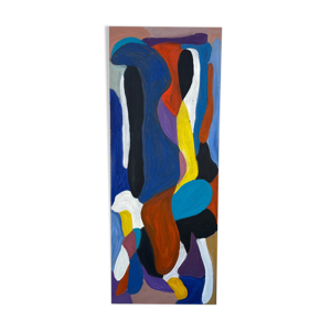 Tableau peinture composition abstraite