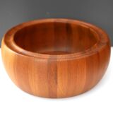 Danish Mid-Century Modern Teak Bowl, a Large Salad or Fruit Bowl by Digsmed