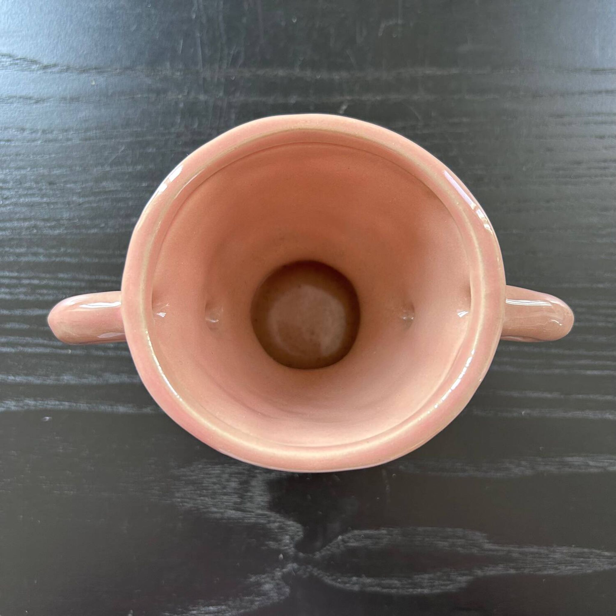 Vase artisanal rose