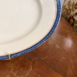 Old Oval Plate 34x23cm Limoges Porcelain Betoule & Legrand