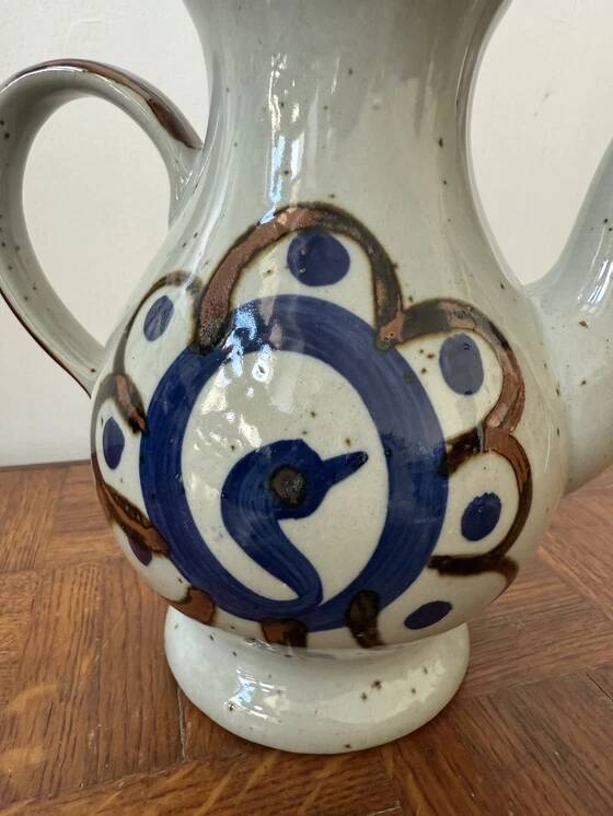 Vintage stoneware teapot