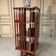 Rotating teak bookshelf from the 60s-70s.