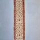 Very long tribal runner 440x82 cm tribal rug, beige, blue, vintage 2506