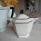 Art deco teapot and sugar pot service
