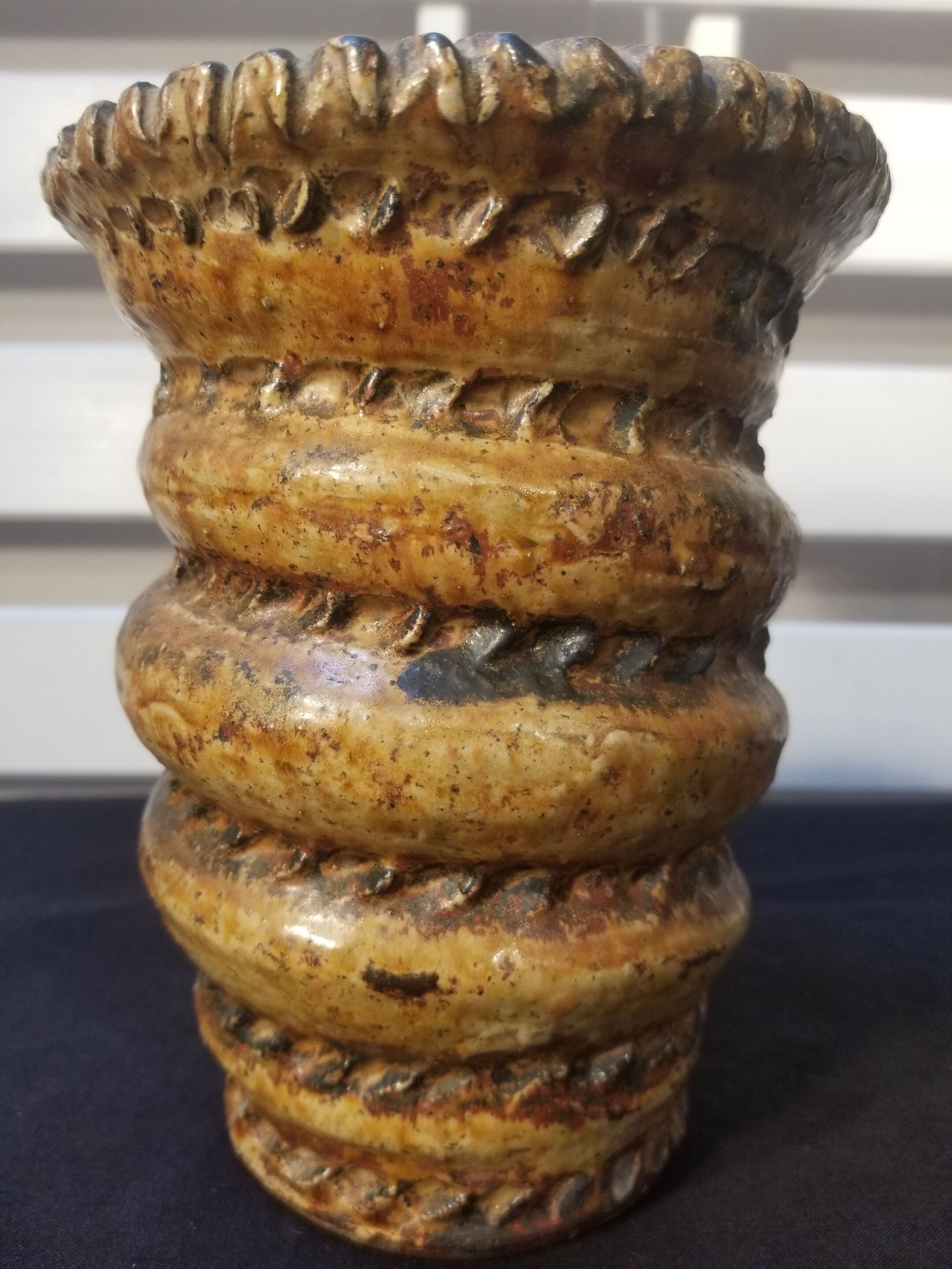 Vase en grès des ateliers La Borne de 1946 signé