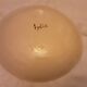 Ceramic dish signed lydia with flower patterns
