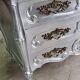 Commode style louis XV argente 3 tiroirs