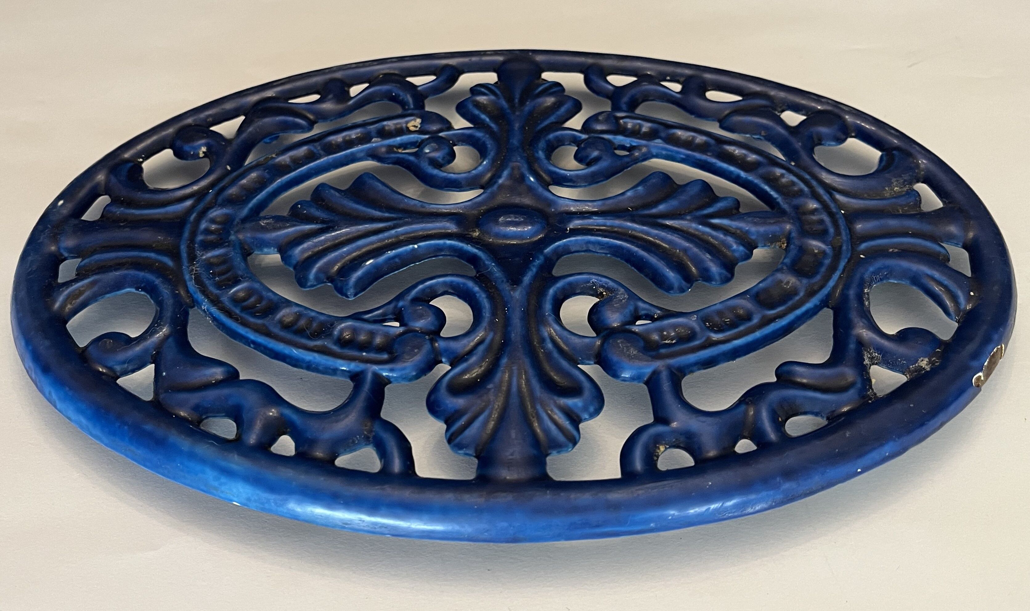 Cast iron underside