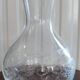 Carafes Vintage en verre sérigraphié