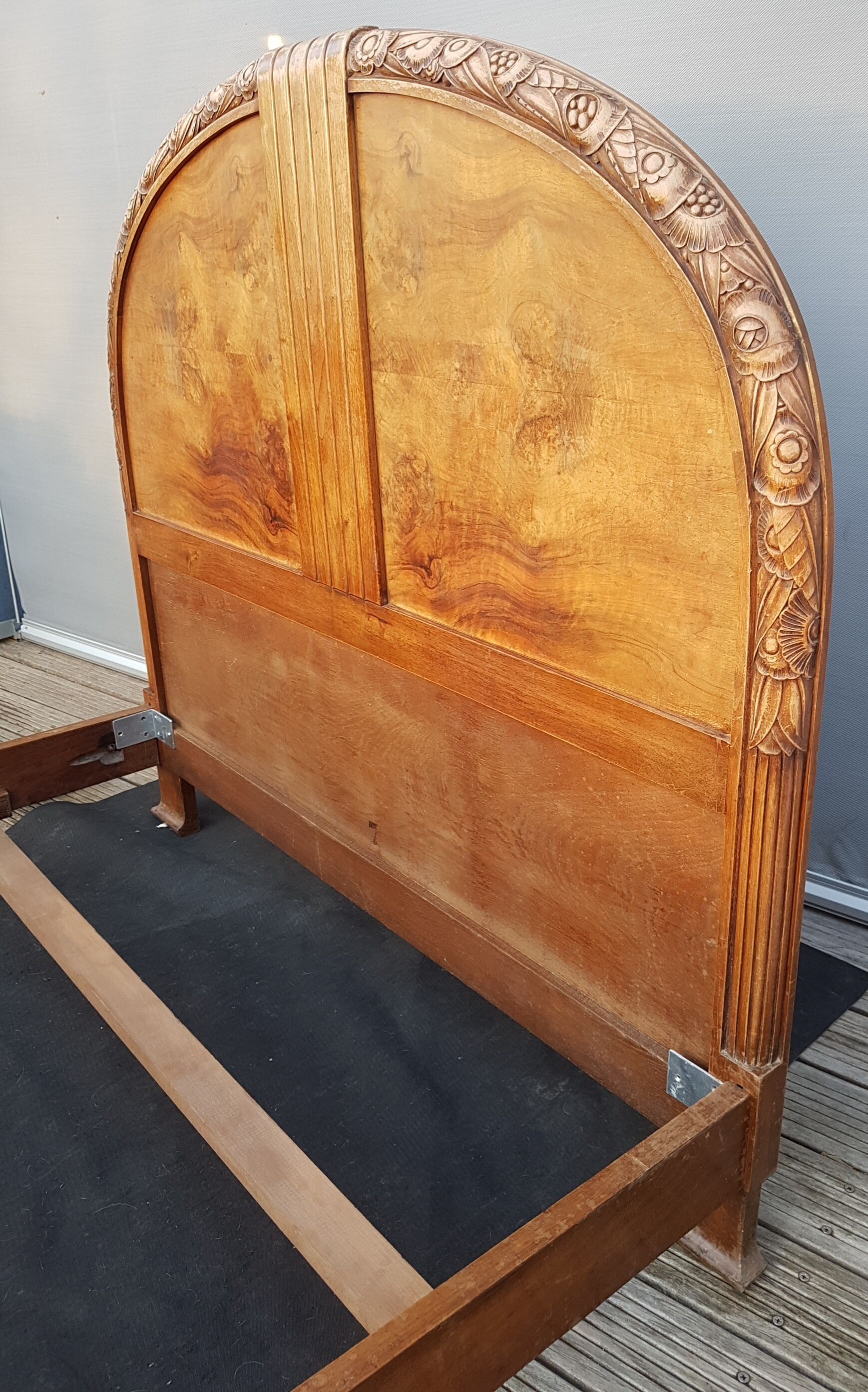 Art Deco 1925 half-moon bed 140X190
