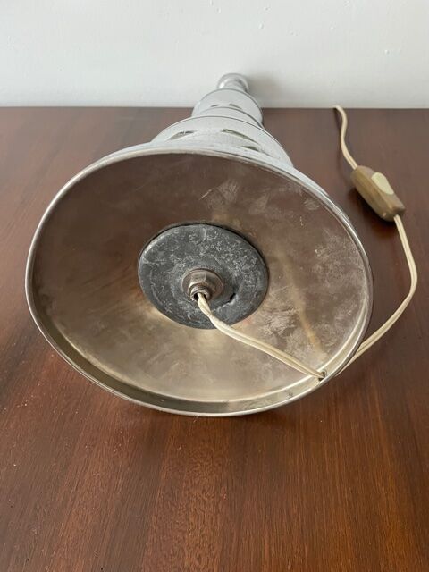 Chrome metal lamp 1960