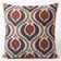 Silk Embroidered Tulip Pattern Cushion Cover. Beige Throw Pillow Case. Traditional Accent Pillow