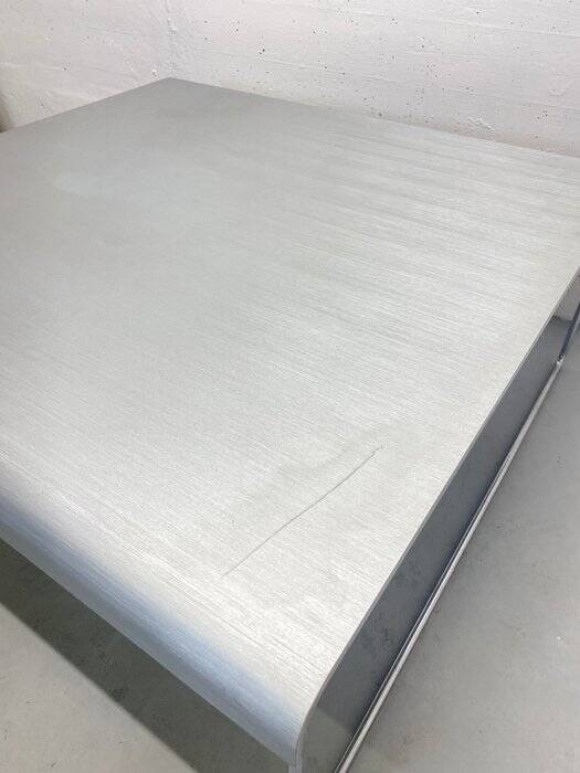 Zap metal table by Piero Lissoni for Cassina