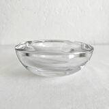 Cendrier rond en cristal de Vannes vintage