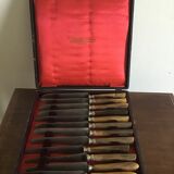 12 horned handle knives