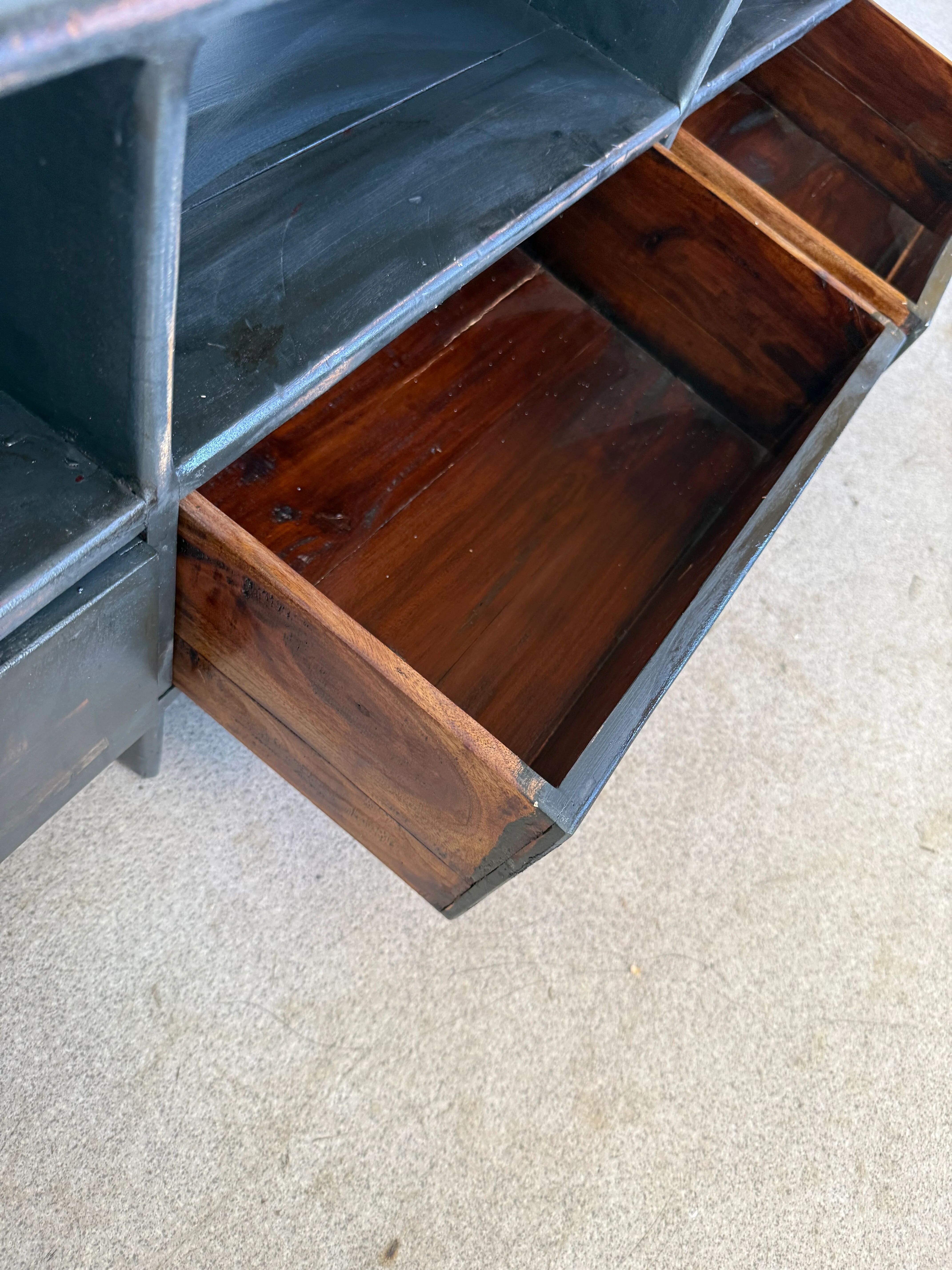 Meuble bas de métier vintage enfilade buffet meuble tv