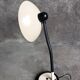 Vintage adjustable lamp in beige metal and black plastic, 70s/80s