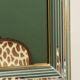 DeKnudt 1980s “Disco” mirror with layered bevelled frame & gilt trim