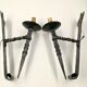 Pair of wrought iron wall light
