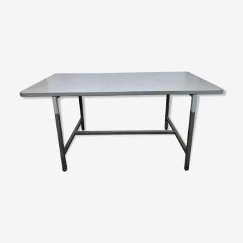 Industrial metal table