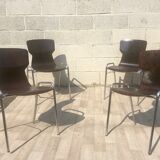 Set of 4 Vintage Chairs OBO Eromes
