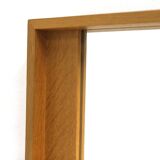 Scandinavian mirror "Gun 642" in oak, 86x54cm, Nybrofabriken, Sweden, 1960