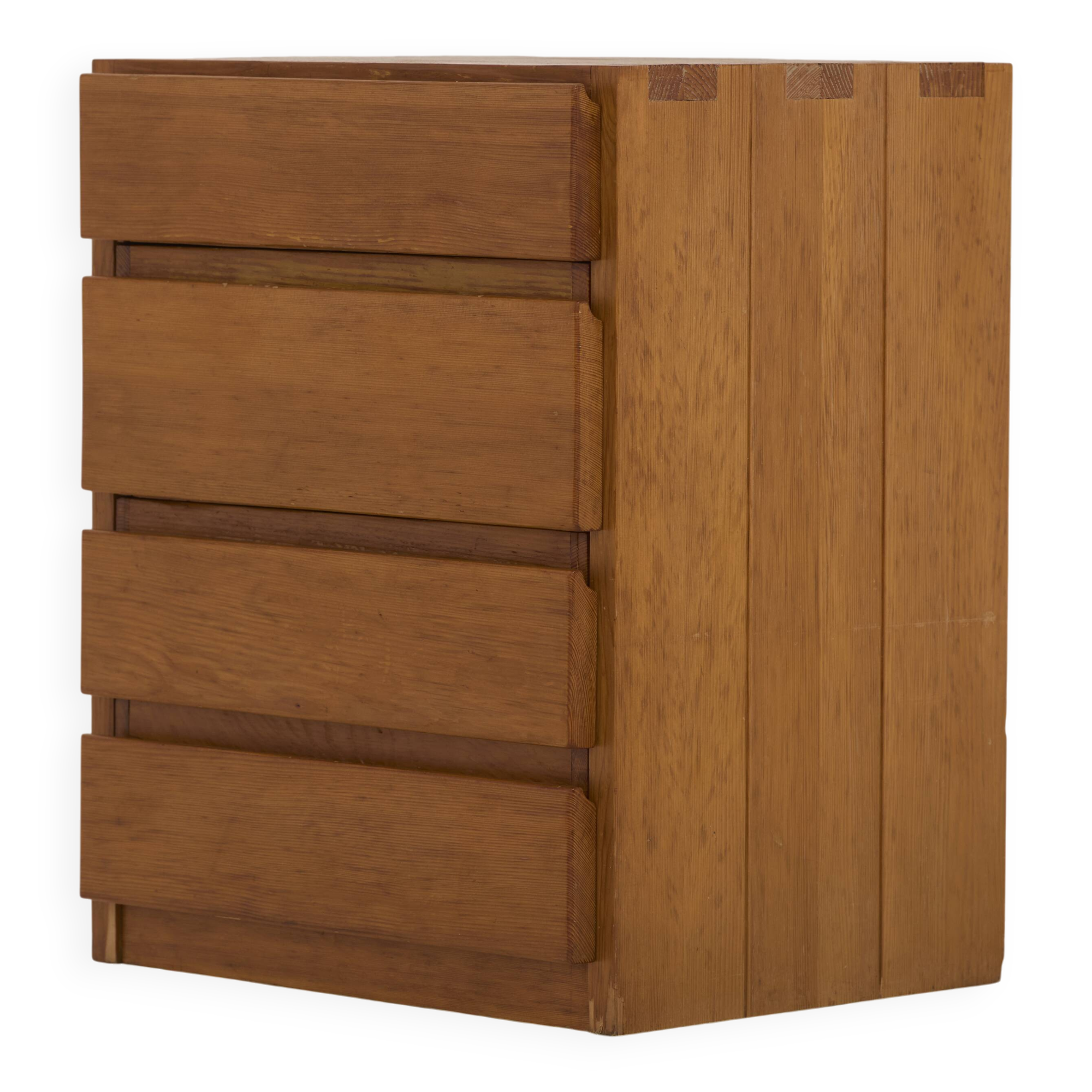 Commode House Regain Collection Savoie in Solid Pine Vintage Circa 1975