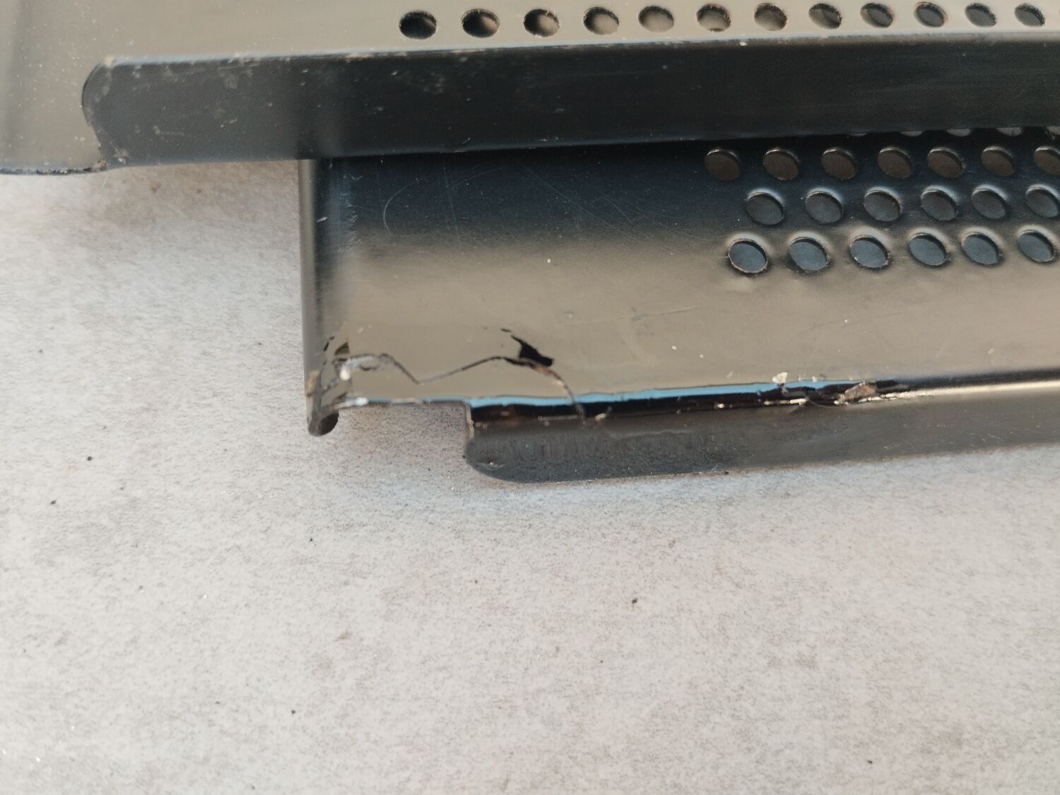 Old vintage string shelf