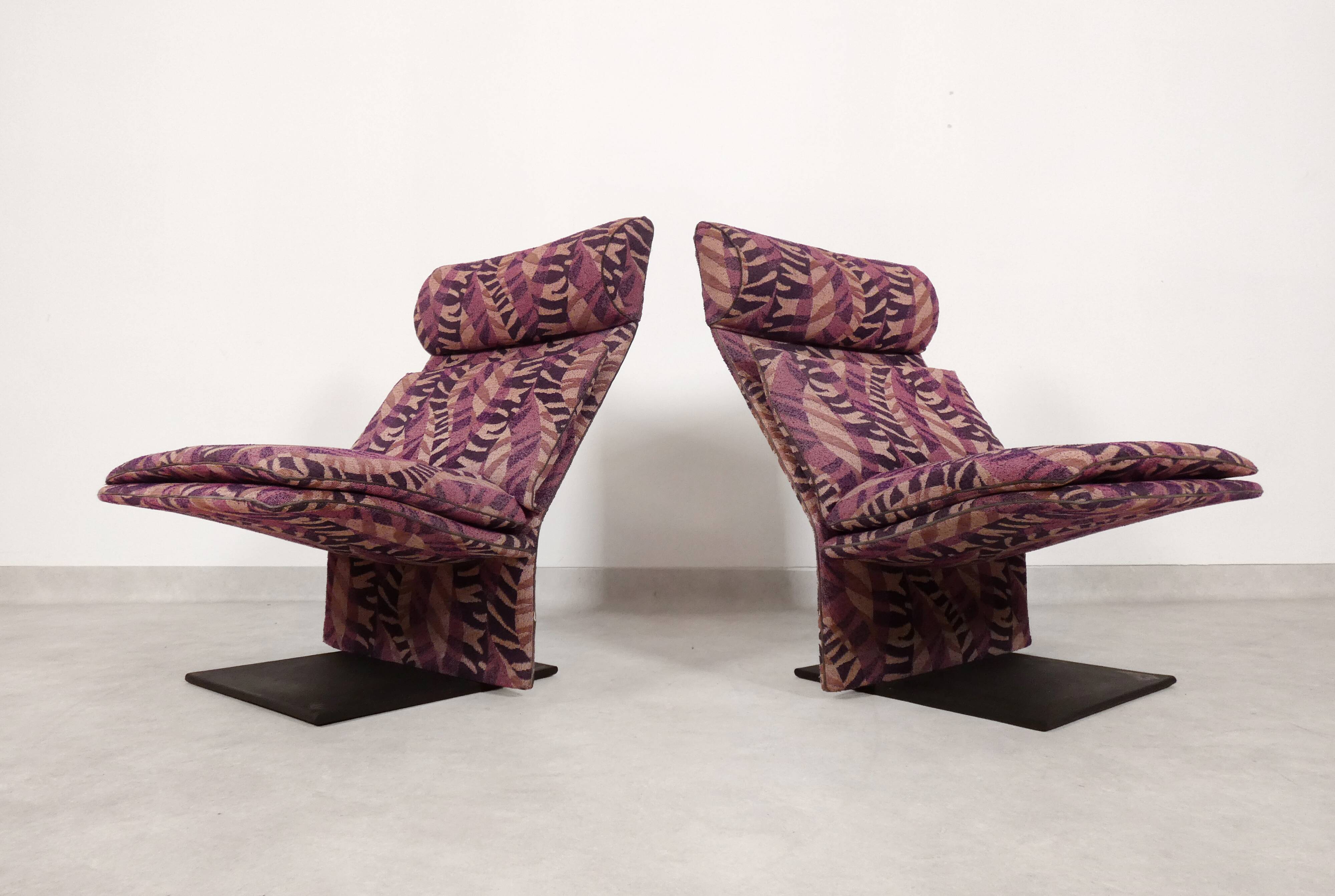Saporiti chairs in Missoni fabric