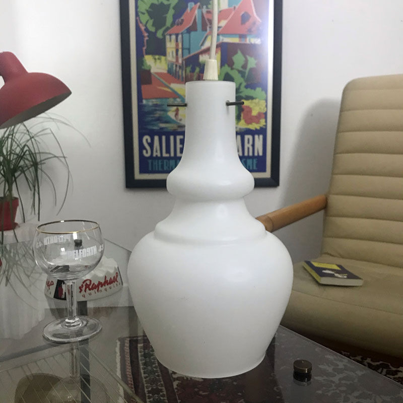 Opaline pendant light