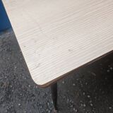 Coffee table tray formica legs compass modernist steel