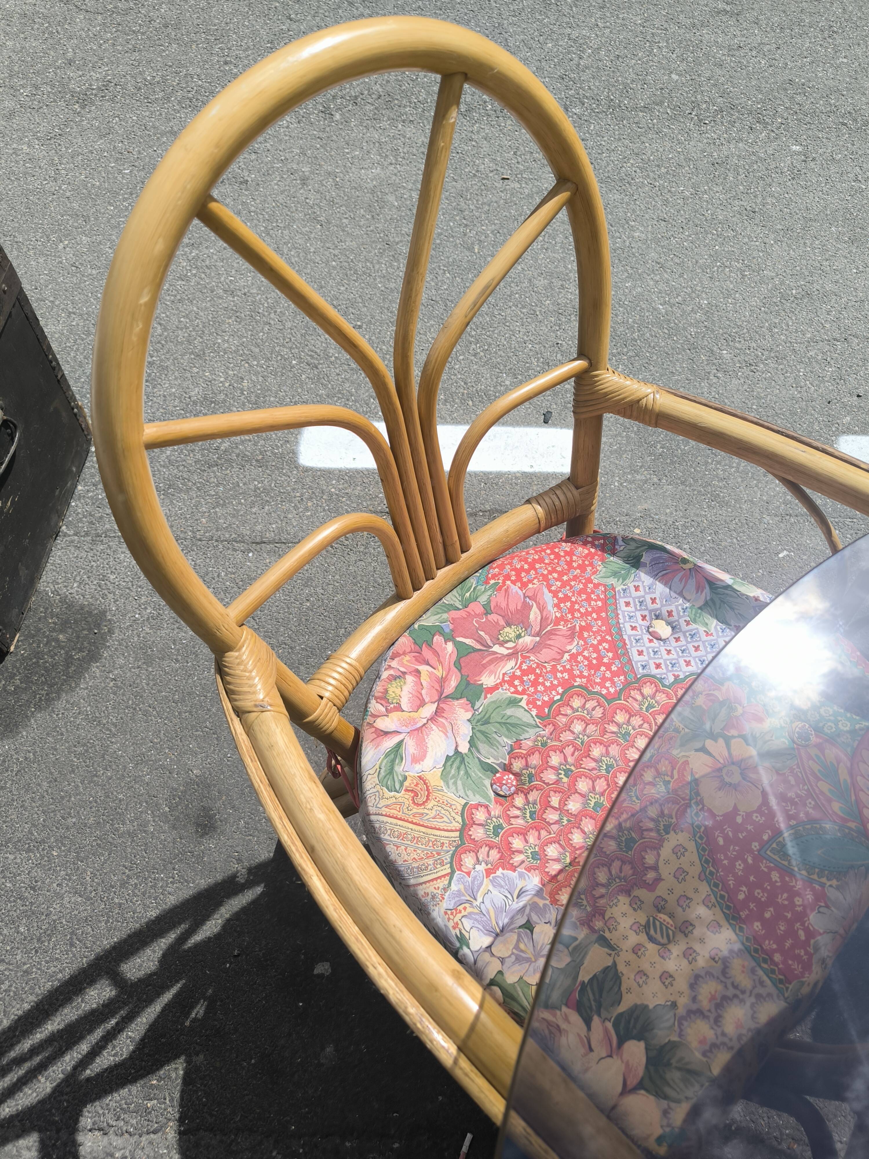 Rattan lounge set