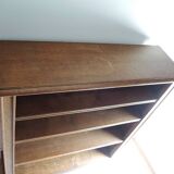 Old small solid oak library