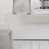 Pair of ice cube lamps