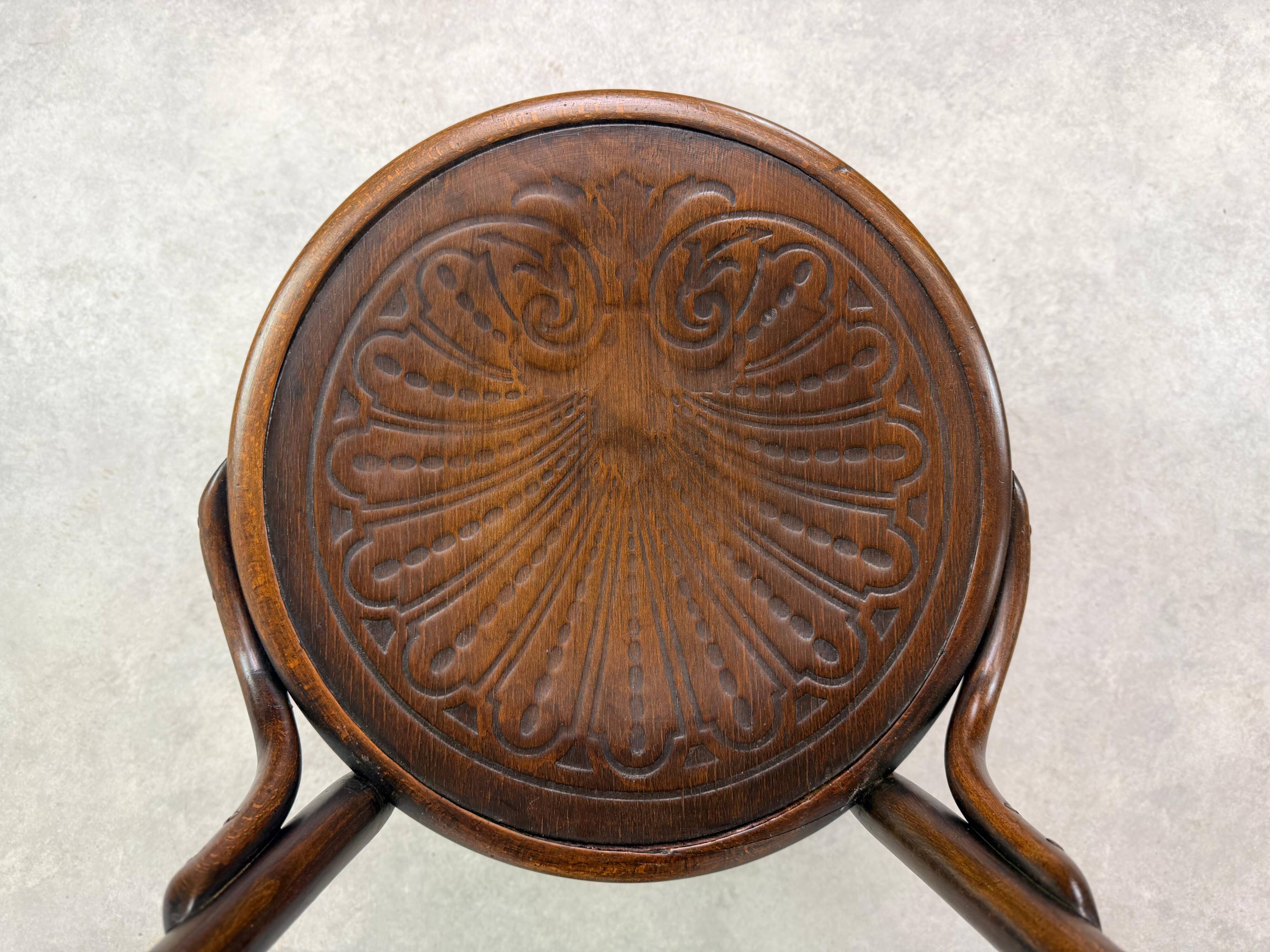 Set of 2 dining chairs by J&J Kohn