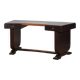 Art Deco desk in oak and leather from the 1930s