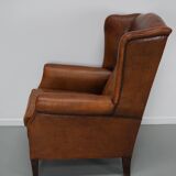 Vintage Dutch Cognac Colored Leather Vintage Dutch Cognac Colored Leather Club ChairClub Chair