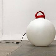 Vintage Italian floor lamp Space Age Tama by Isao Hosoe for Valenti Luce, 1970s