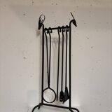 Wrought iron fireplace kit