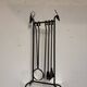 Wrought iron fireplace kit