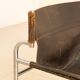 "SZ12" armchair in brown leather by Walter Antonis for Spectrum 60's