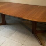 Baumann teak table in Scandinavian style circa 1960 extendable