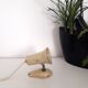 Table lamp / wall lamp LITA France - Beige lacquered metal - 1950