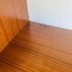Vintage teak storage unit with shelves and drawer circa 1970s