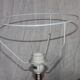 Lampe vintage en aluminium brossé