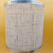 Lampe vintage en alu brossé années 70 aluminium