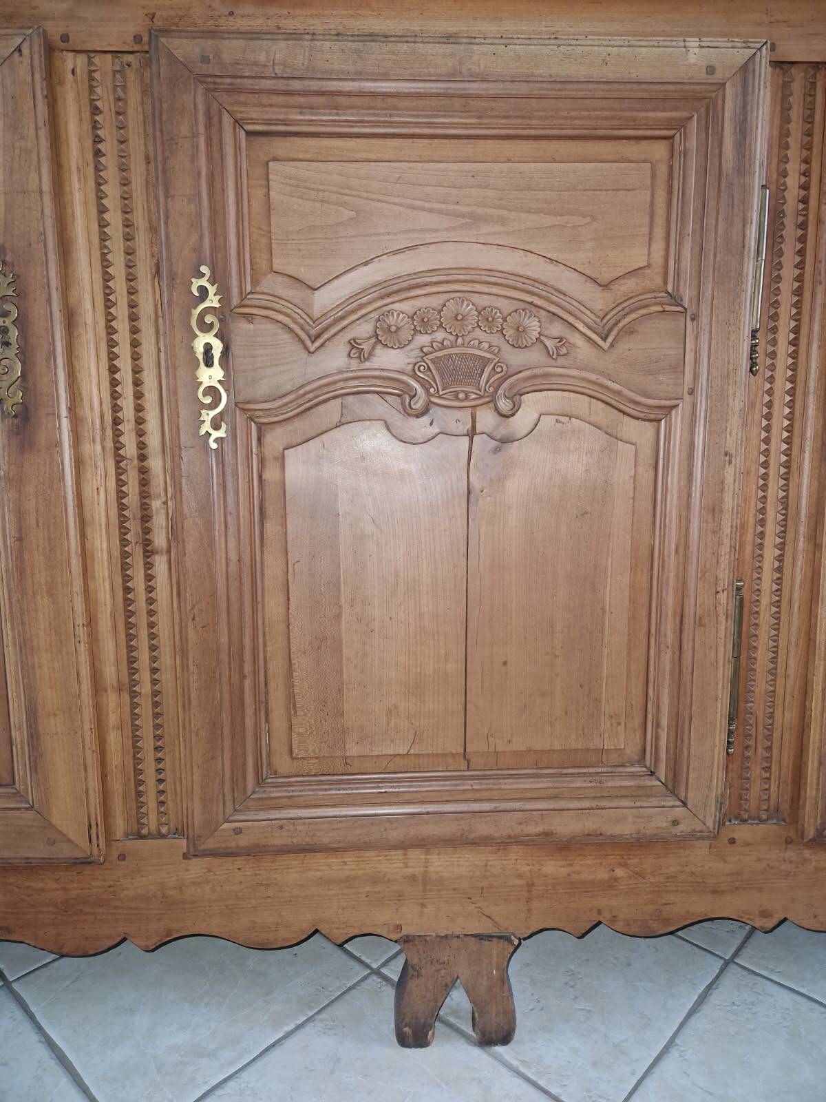 Cherry wood sideboard