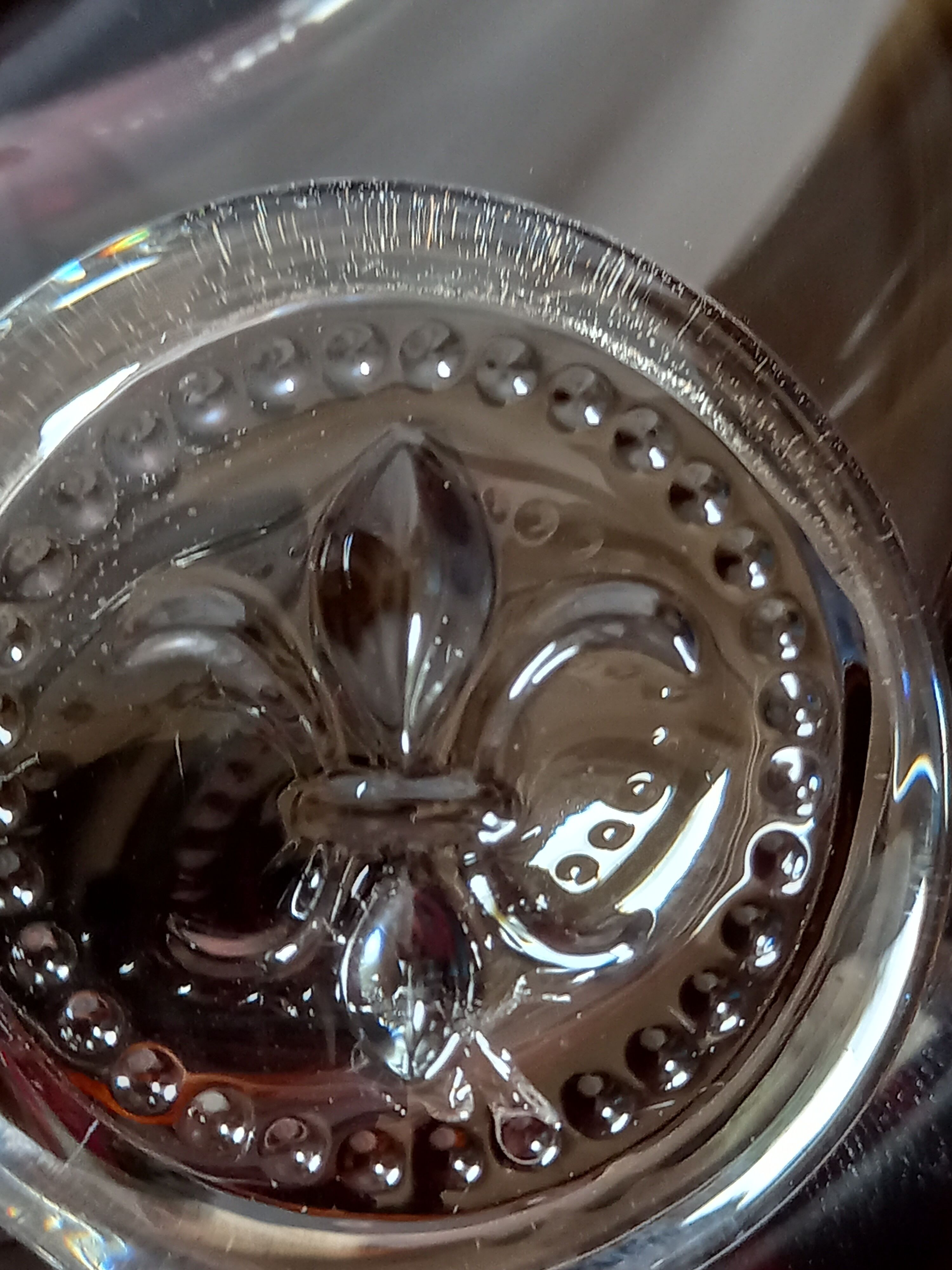 Baccarat bottle cognac Henry Martin