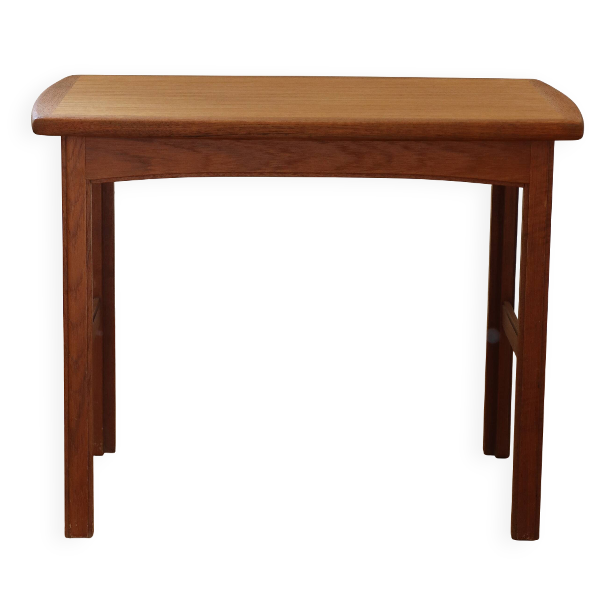 Scandinavian side table or end table, teak, 1960.