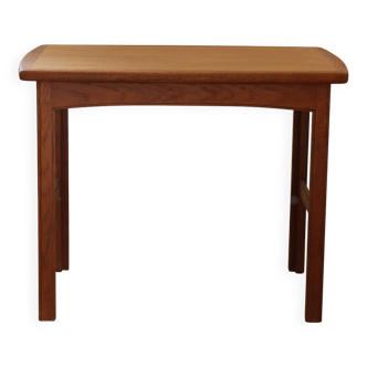 Scandinavian coffee table or end table, teak, 1960